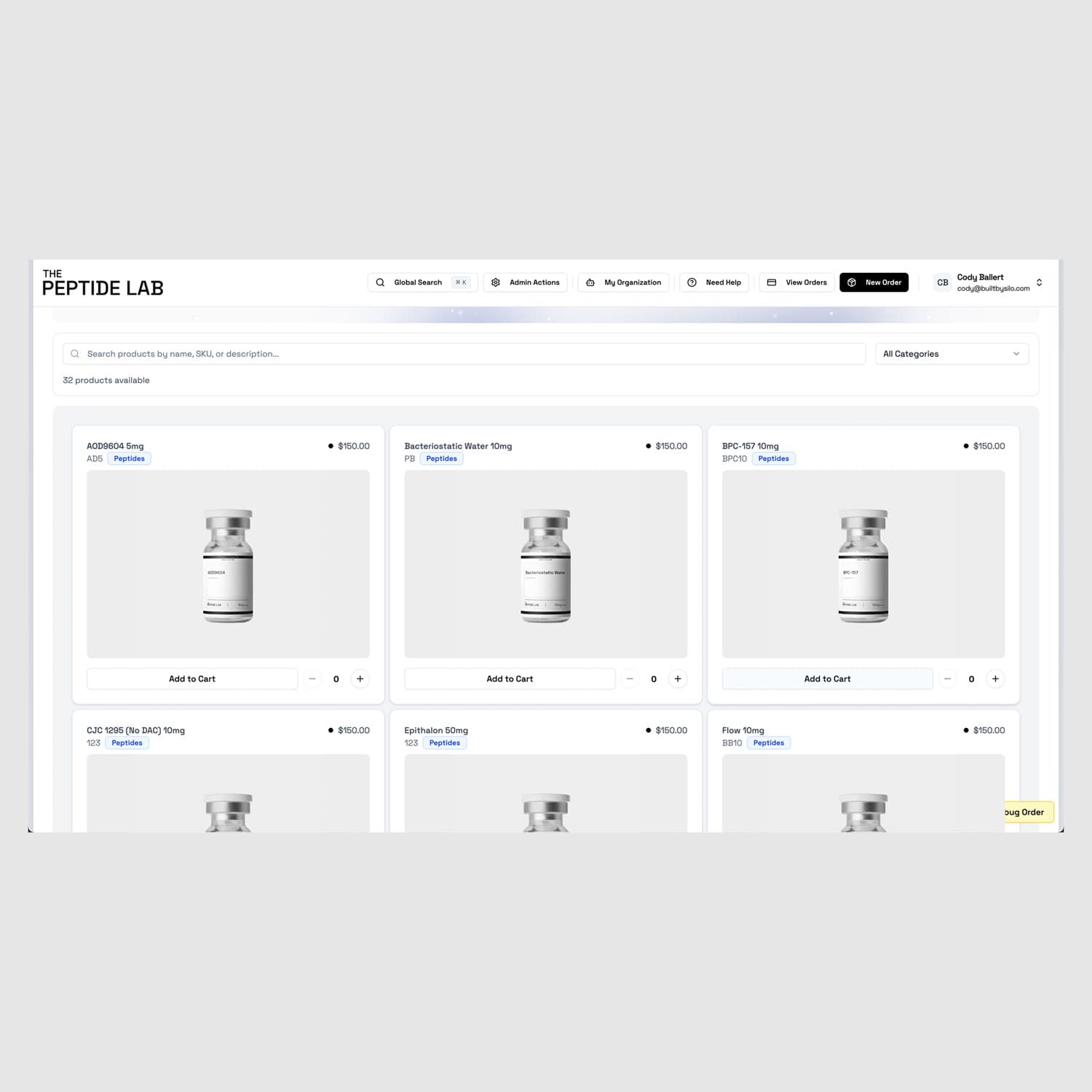 One Portal to Submit Orders